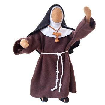 Heilige Klara von Assisi als Biblische Erzaehlfigur, Eglifigur kaufen